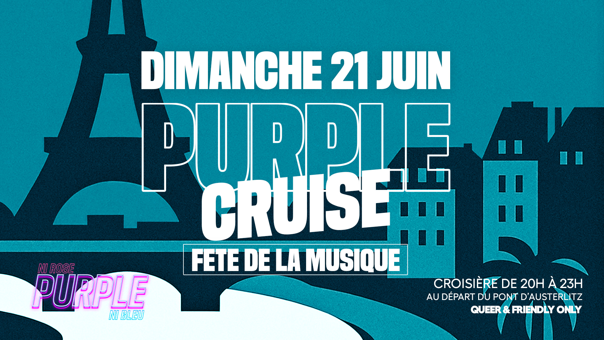 Purple Cruise : 21 Juin - Fête De La Musique On Board