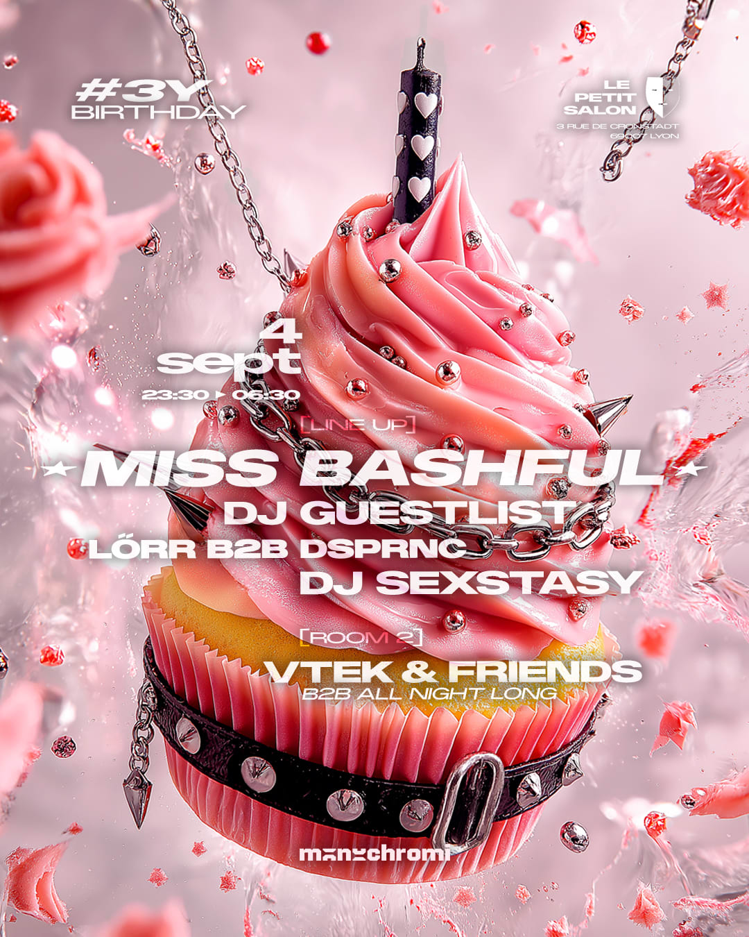 Miss Bashful, Dj Guestlist, Dj Sexstasy & More