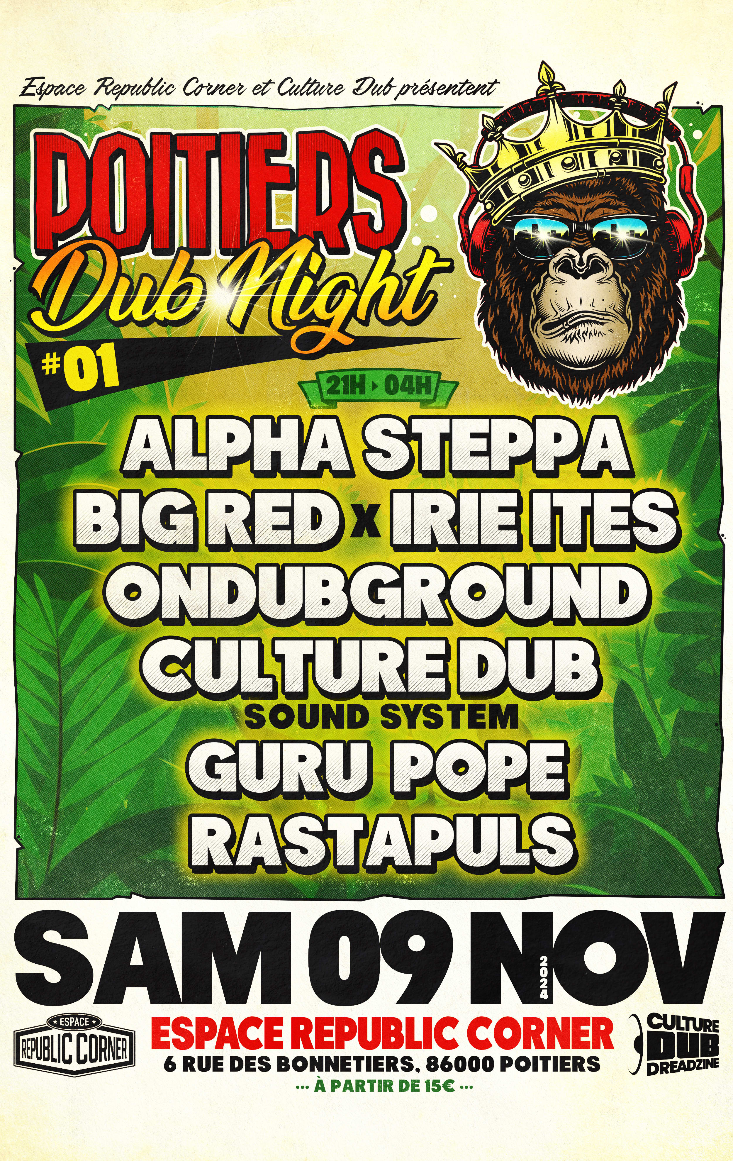 Poitiers Dub Night #1 À L'espace Republic Corner