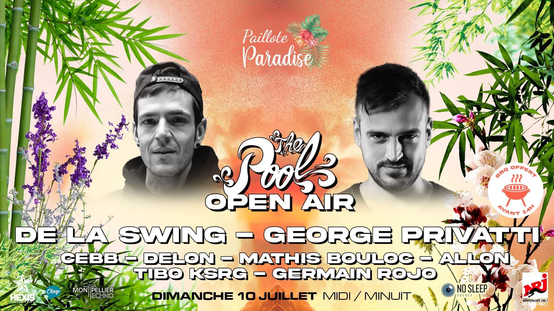 The Pool Open Air : De La Swing & George Privatti (Elrow Dj's)