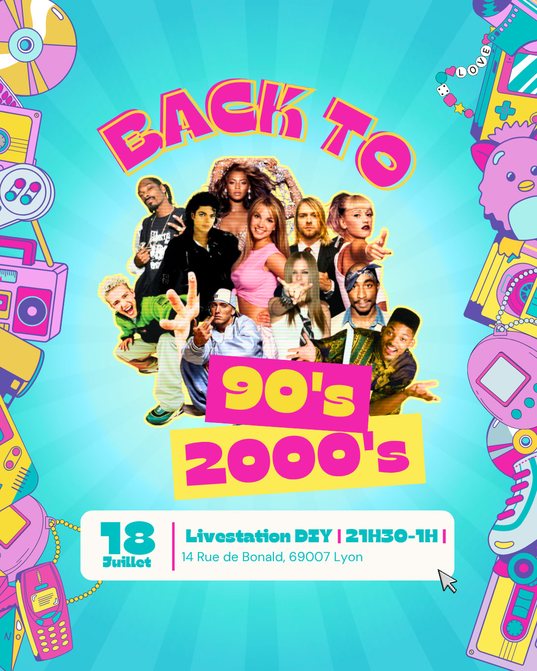 Back To 90's/2000's Au Livestation Diy : Entrée Gratuite