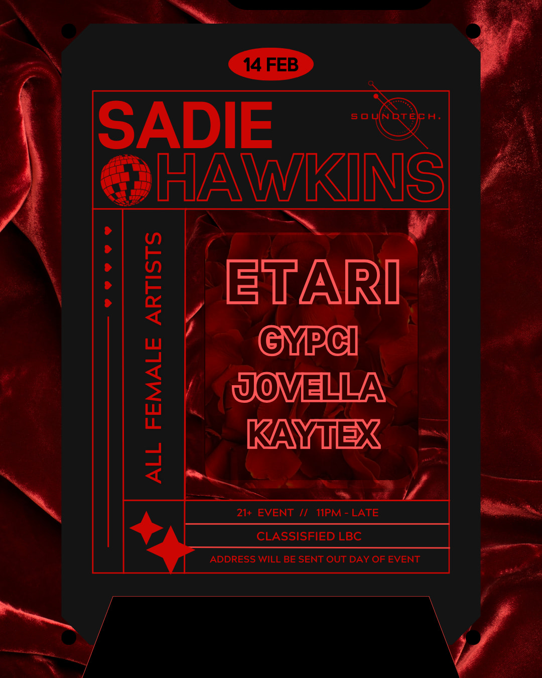 Sadie Hawkins -  Etari, Jovella, Kaytexs, Gypci - Long Beach