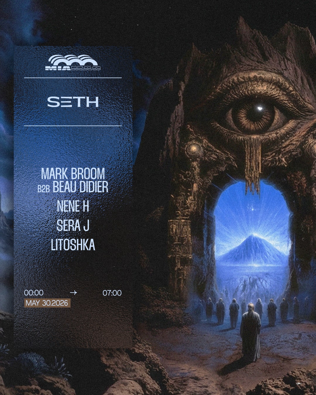 Seth : Mark Broom B2b Beau Didier, Nene H, Sera J & More