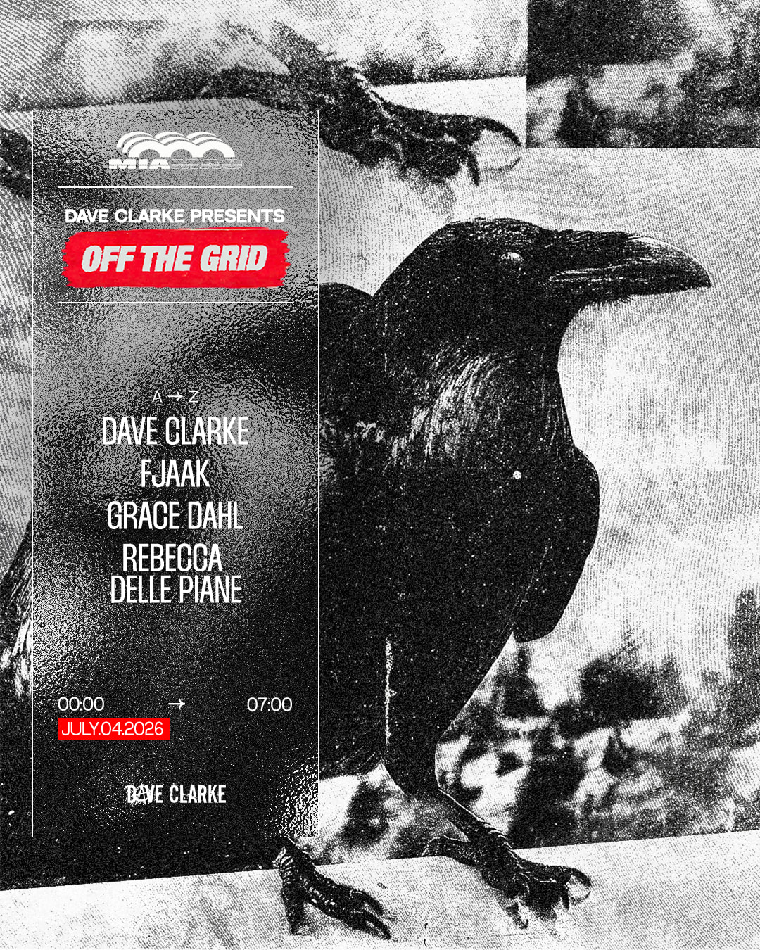Off The Grid : Fjaak, Dave Clarke, Grace Dahl & More