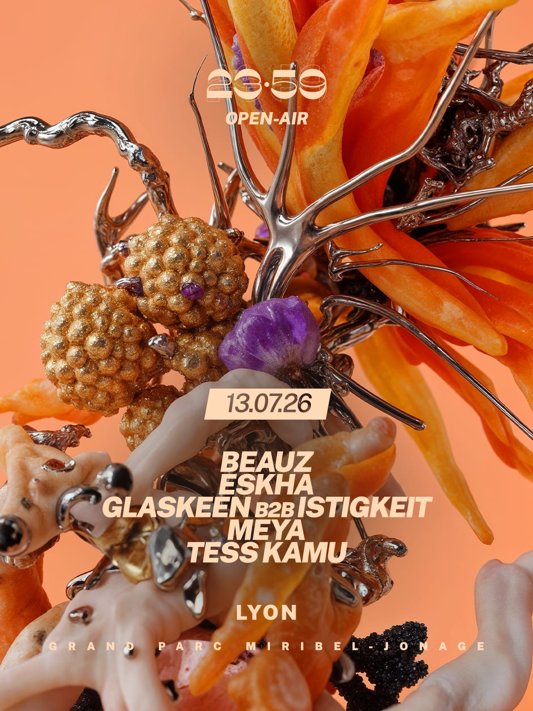 23:59 - Open-Air : Beauz, Eskha, Istigkeit B2b Glaskeen