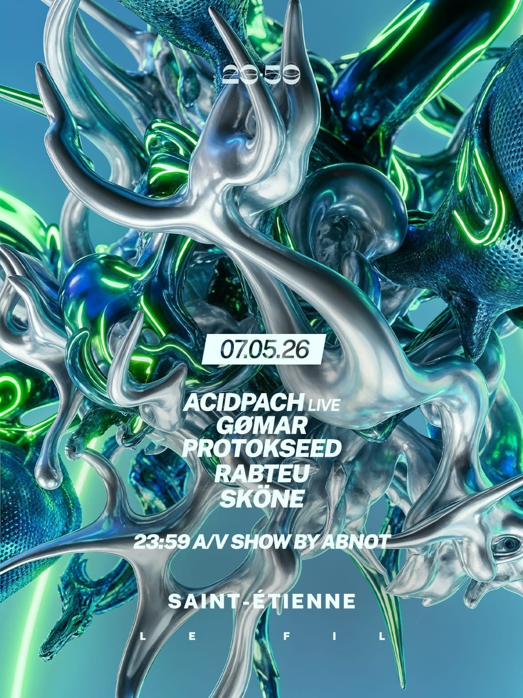 23:59 – Sköne, Acidpach, Protokseed, Rabteu, Gømar