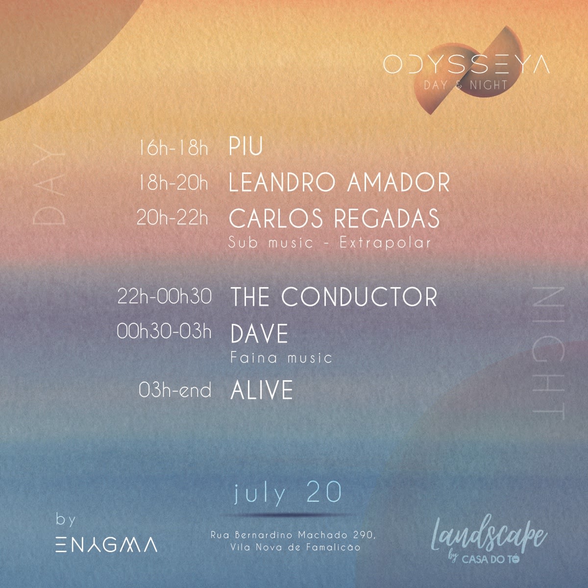 Odysseya Enygma Day&Night Takeover Landscape By Casa Do Tó