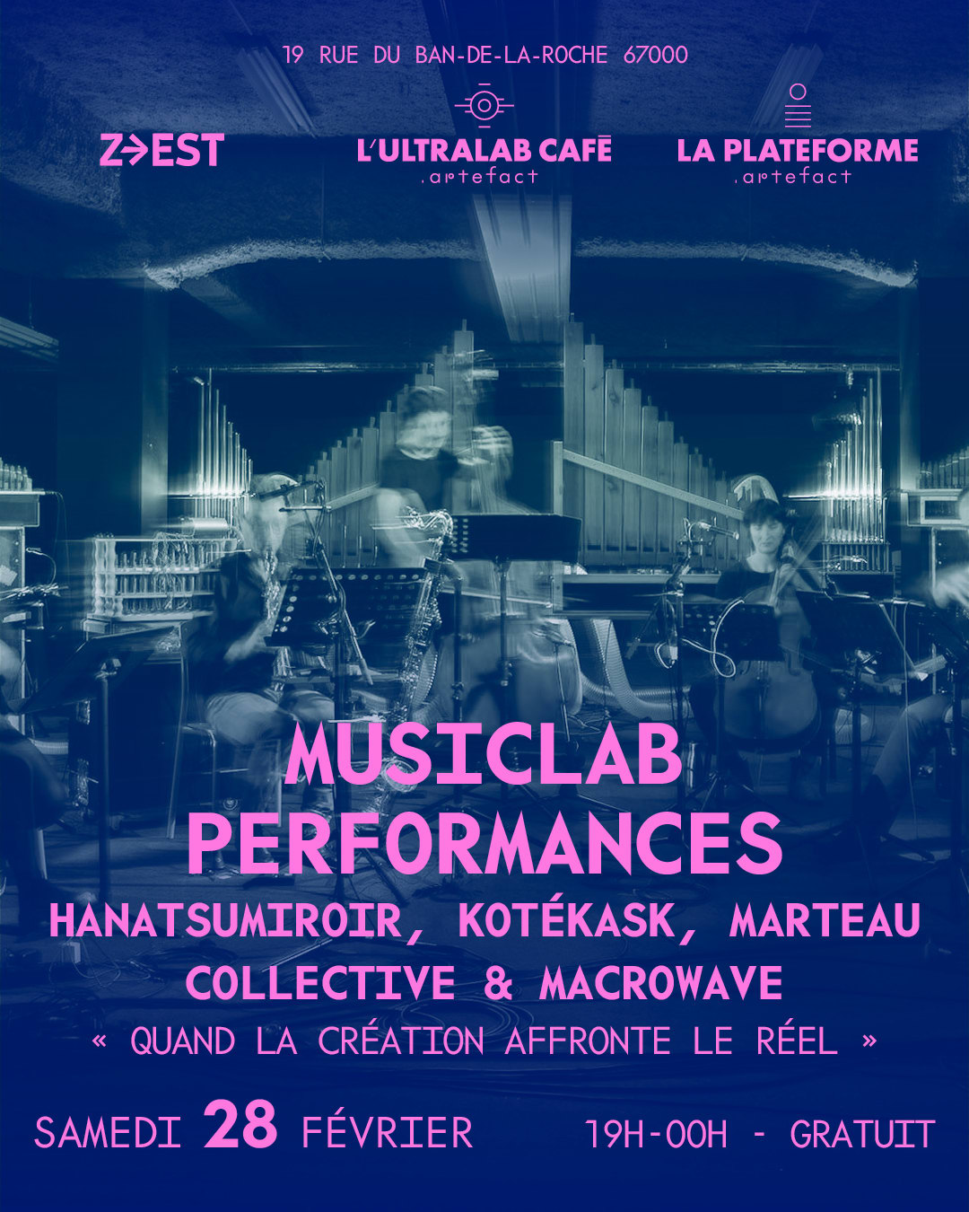 Musiclab Perfomances : Hanatsumiroir & La Plateforme