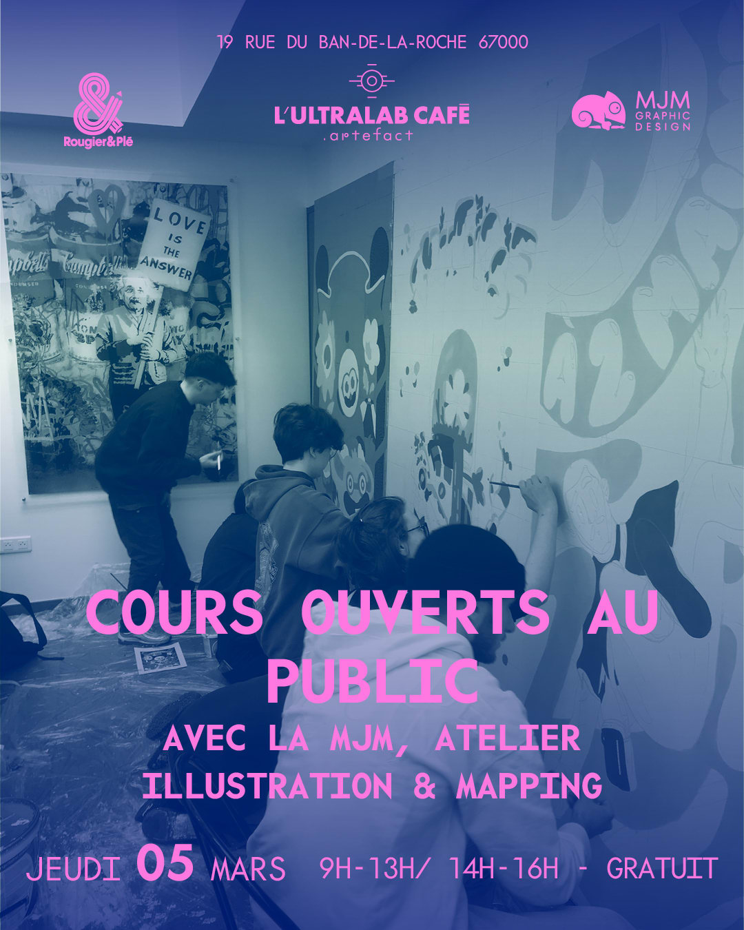 Les Ateliers Ouverts : Atelier Illustration & Mapping