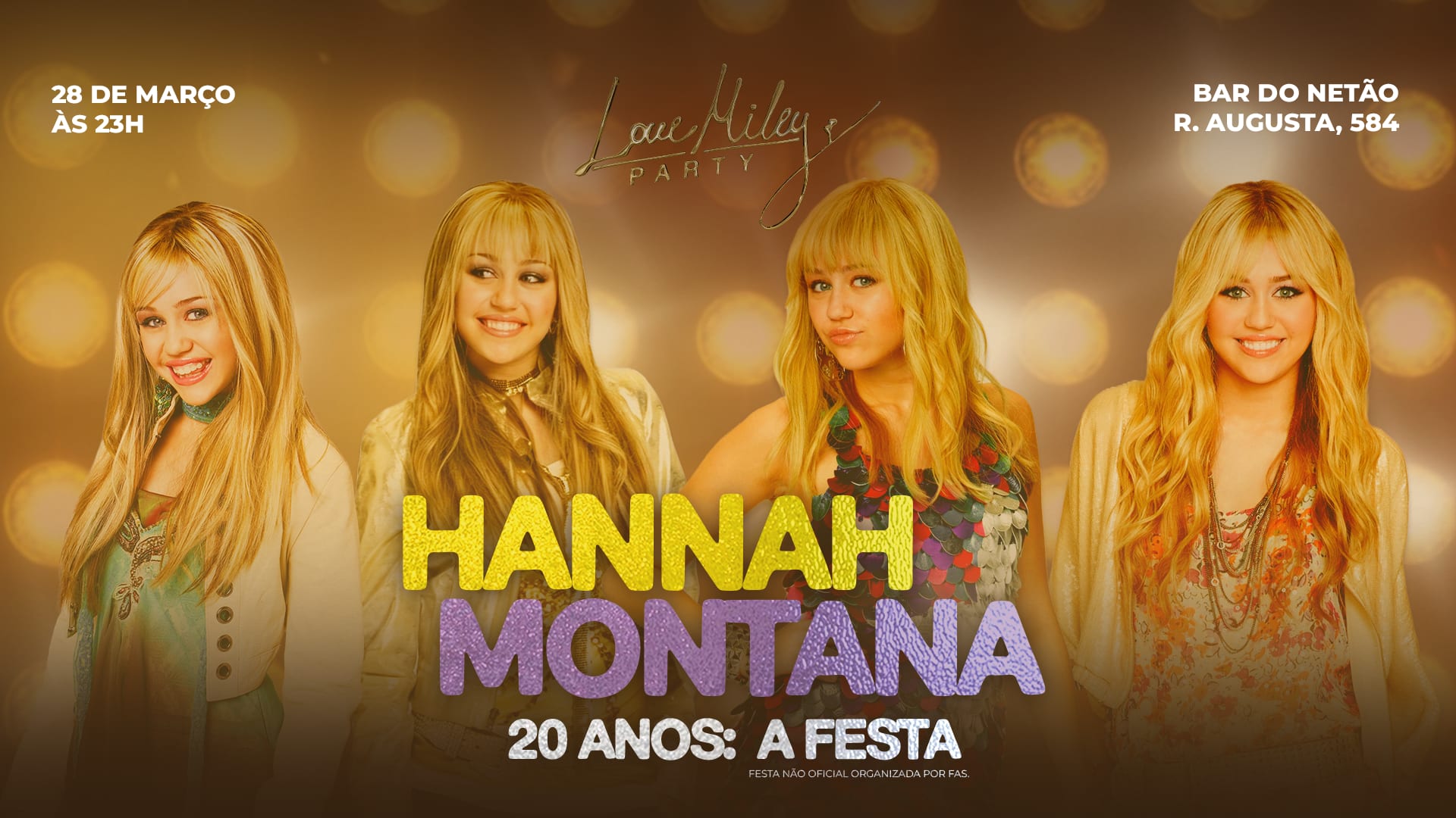 Hannah Montana 20 Anos: A Festa