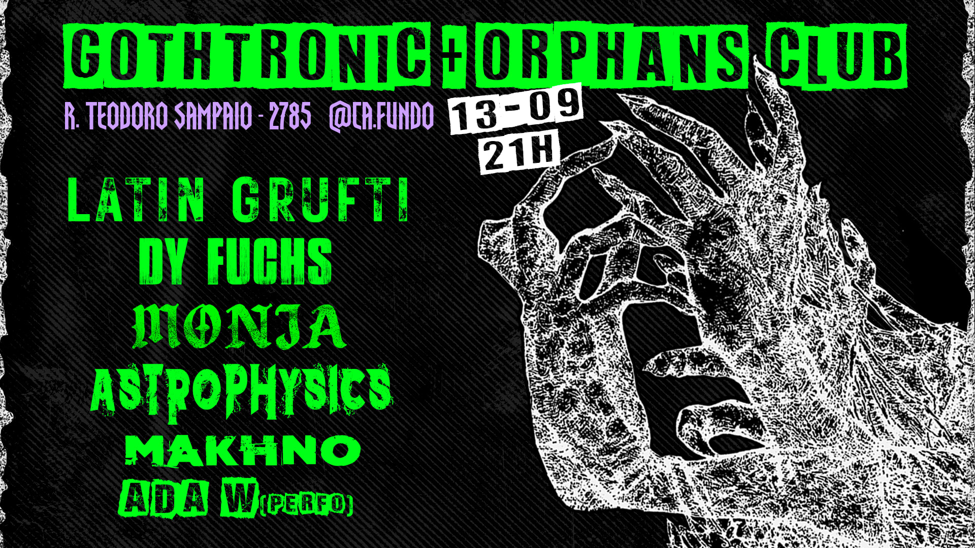 Gothtronic + Orphans Club