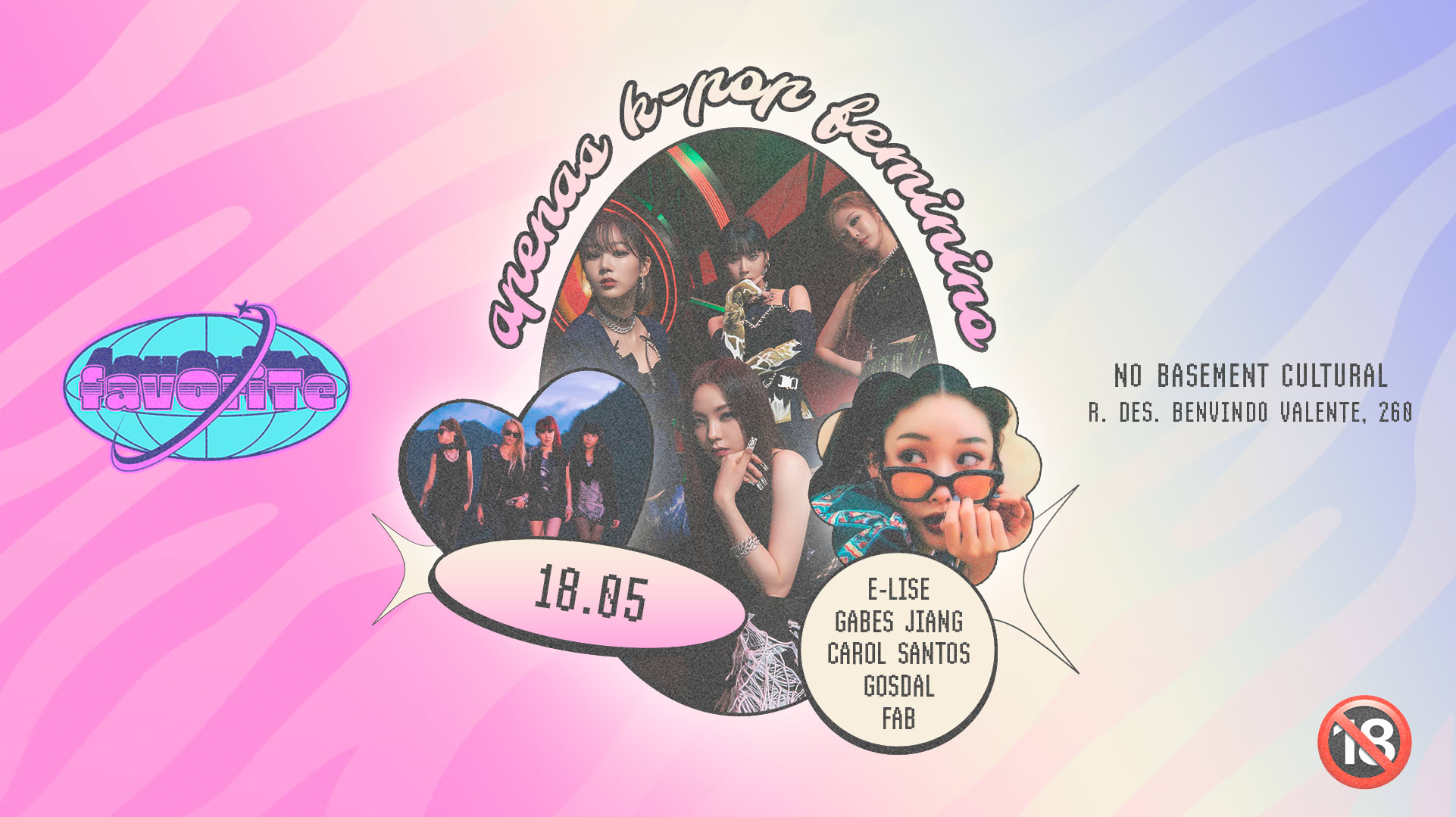 Favorite • K-Pop Feminino A Noite Toda