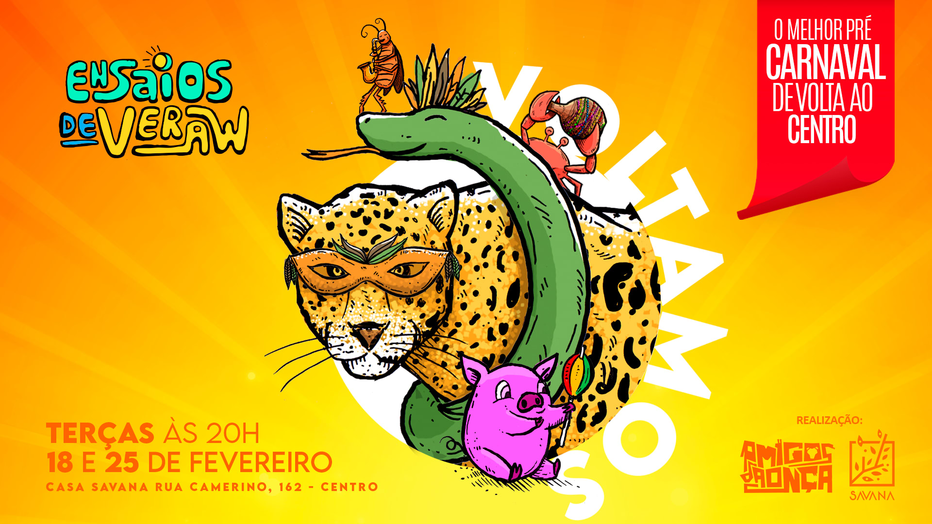 Ensaios De Verão Na Casa Savana