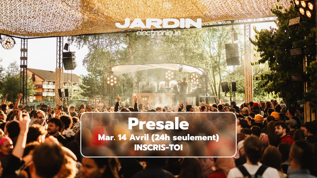 Pré-Inscription Jardin Electronique 2026