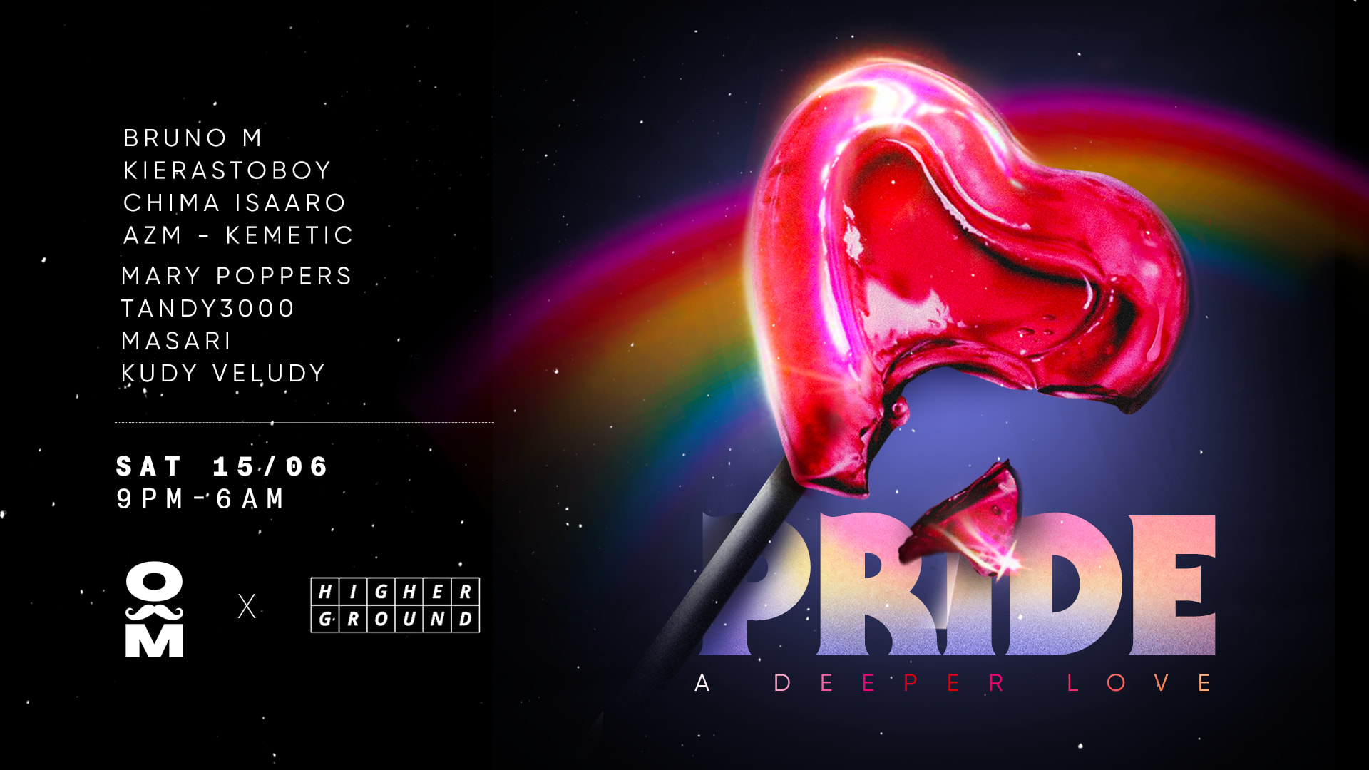 Quee(R)N Moustache: Pride (A Deeper Love)