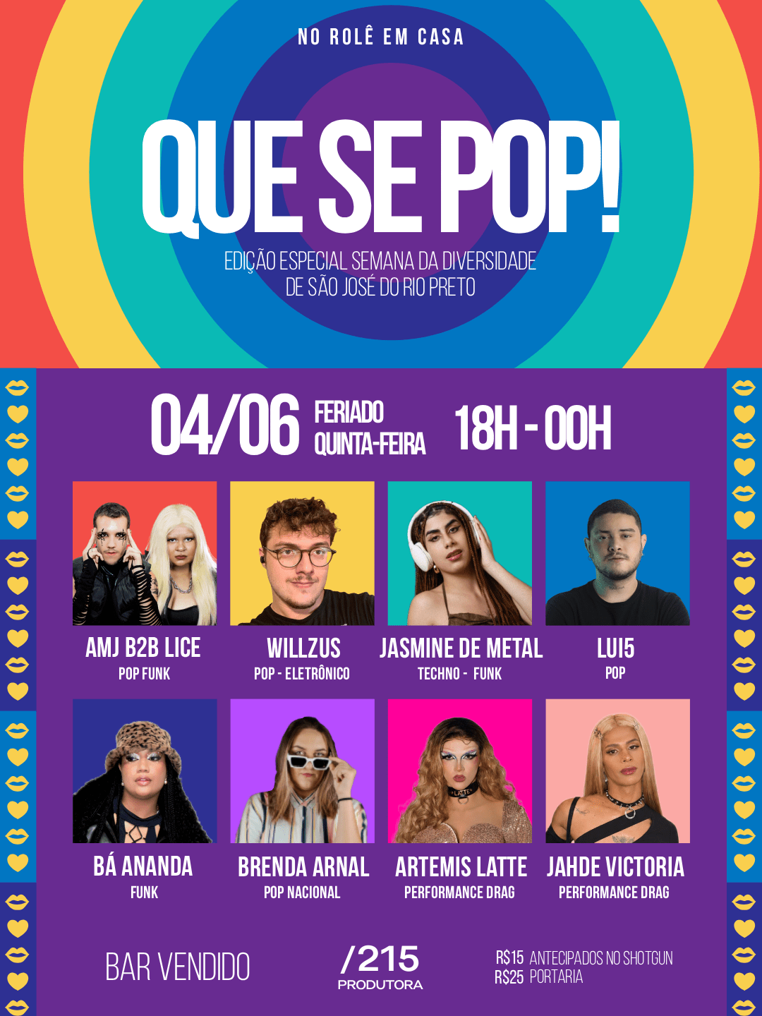 Que Se Pop! - Semana Da Diversidade