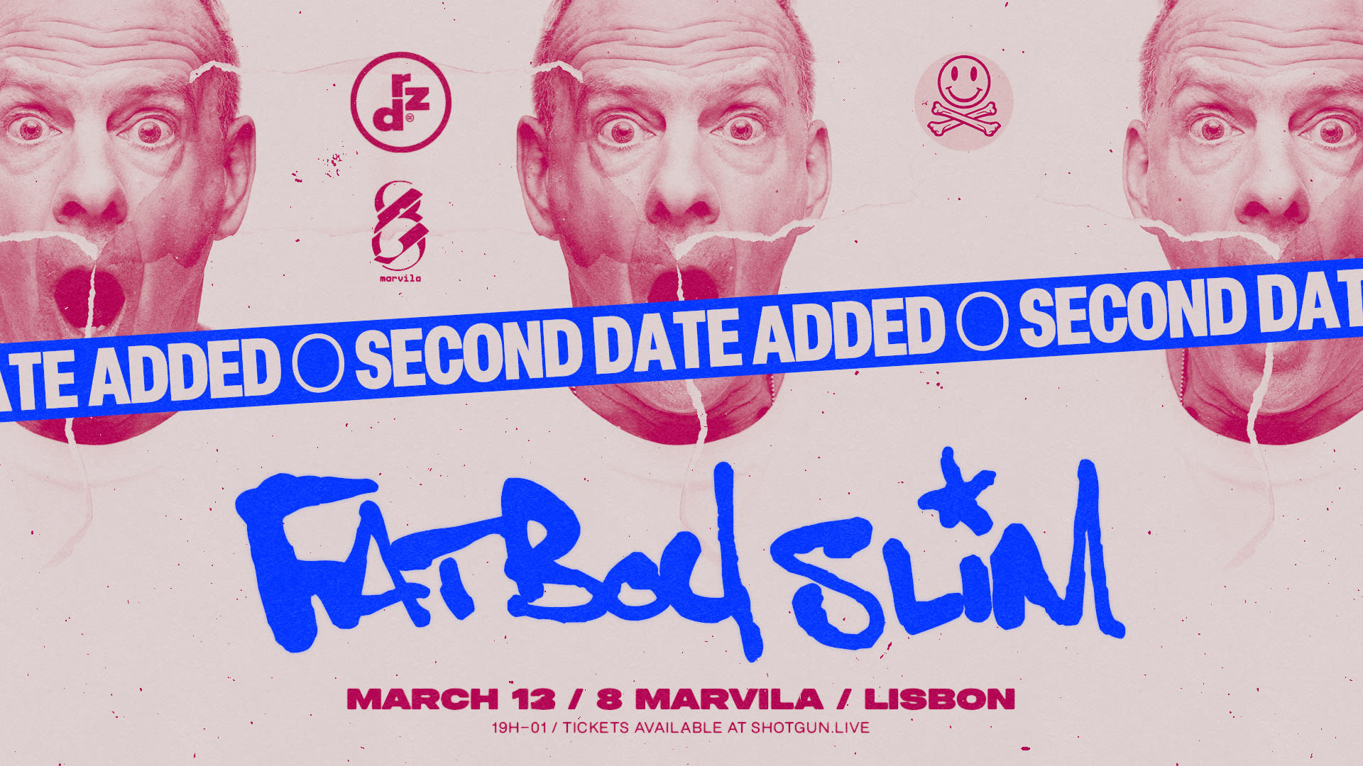 Fatboy Slim — Extra Date March 12 · 8 Marvila · Lisbon