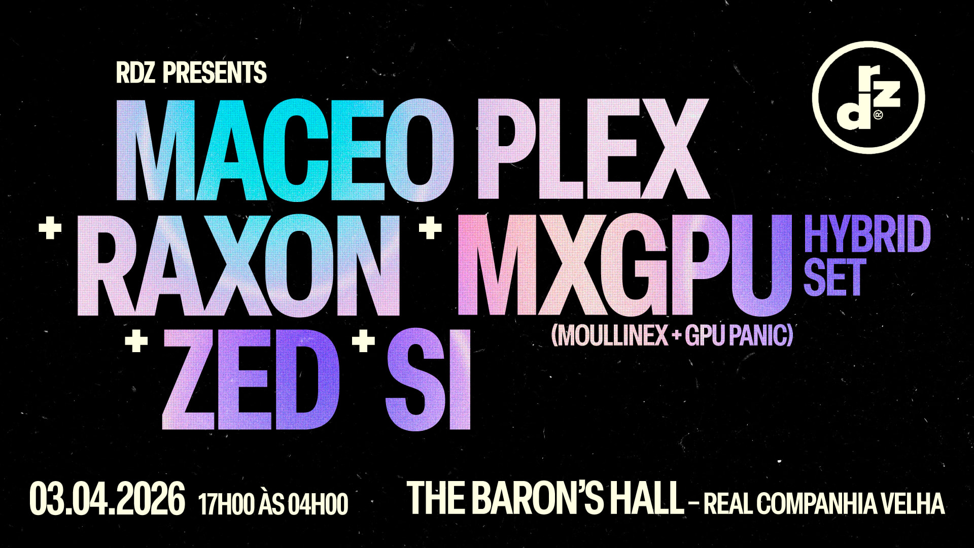 Rdz Presents Maceo Plex