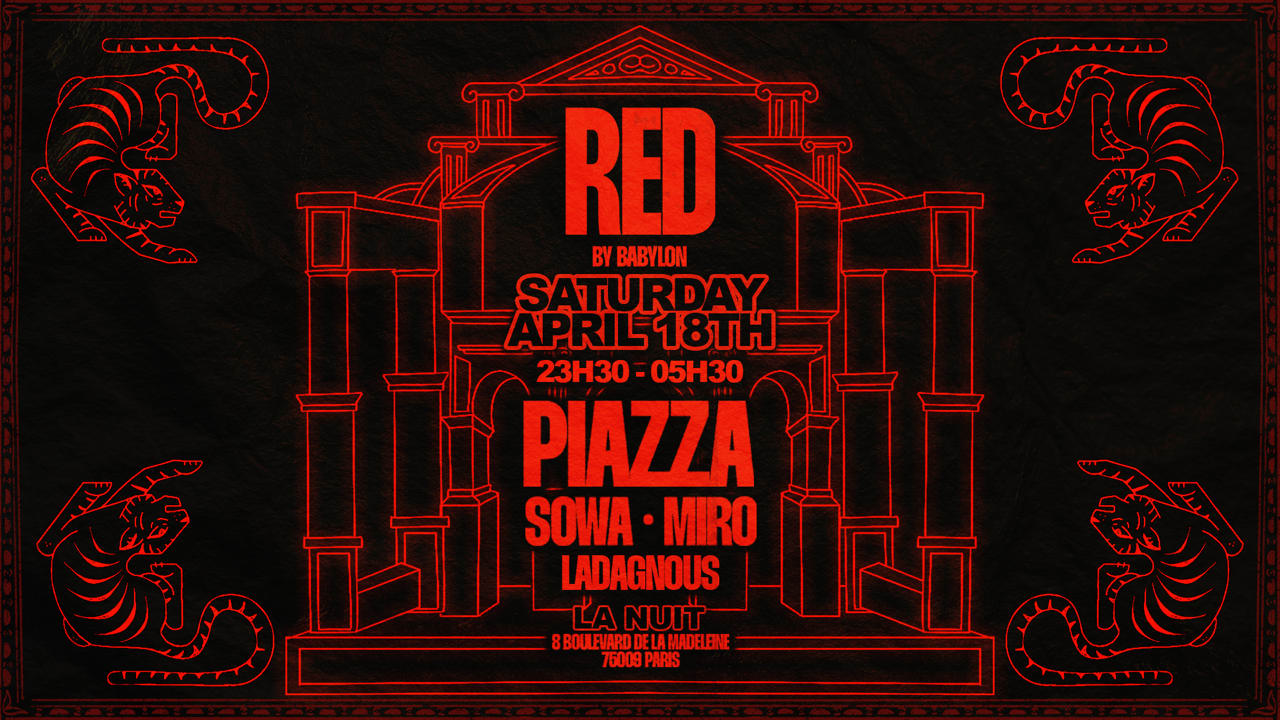 Red Private Room Invite Piazza