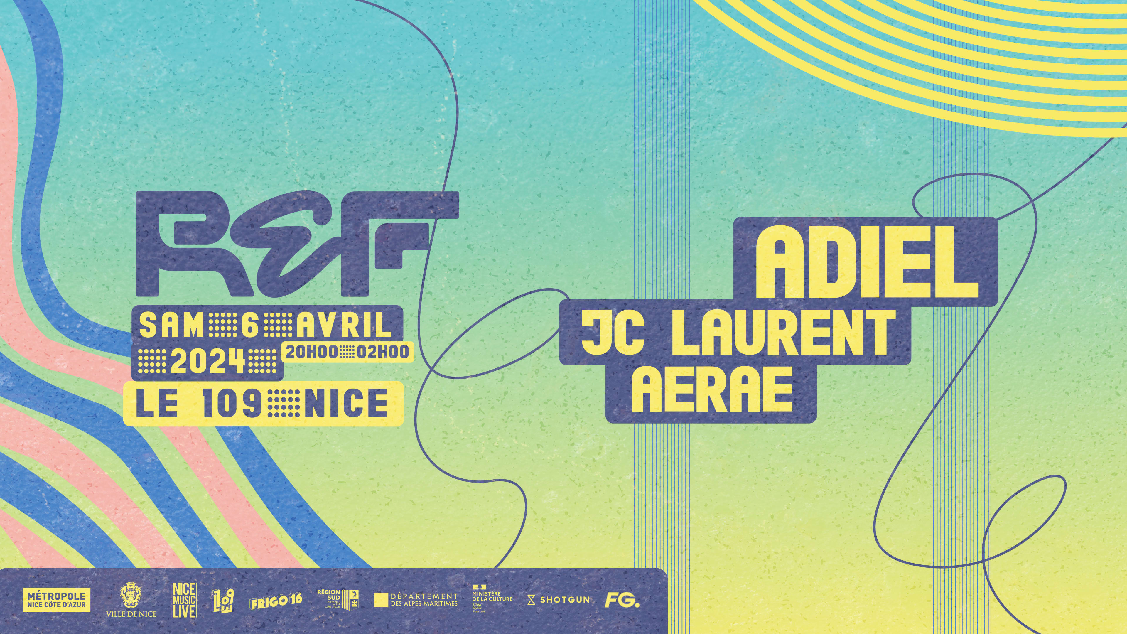 Ref Presents • Samedi 06 Avril • Grande Halle - Le 109