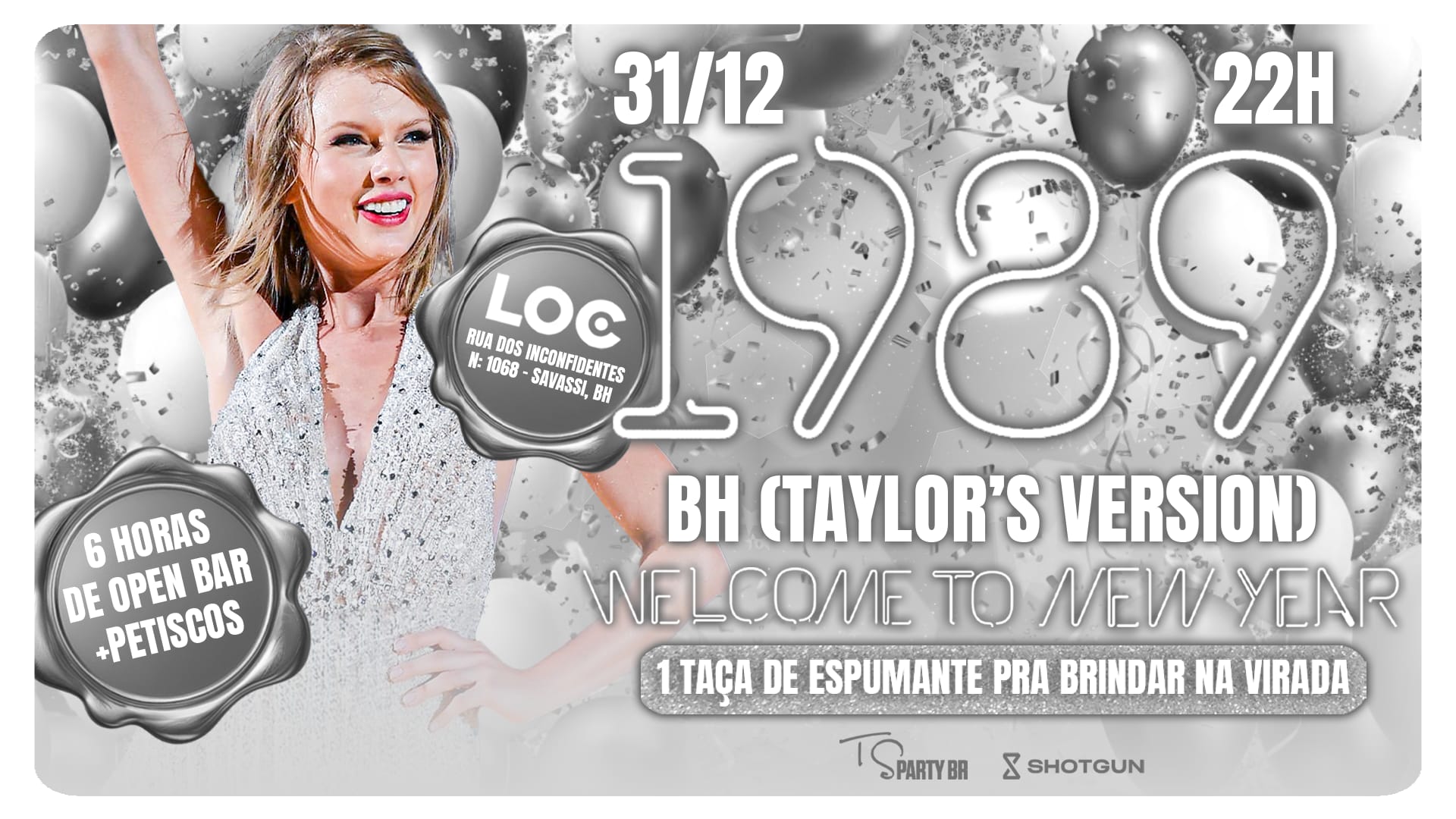 Bh (Taylor's Version): 1989 Revéillon Open Bar + Food