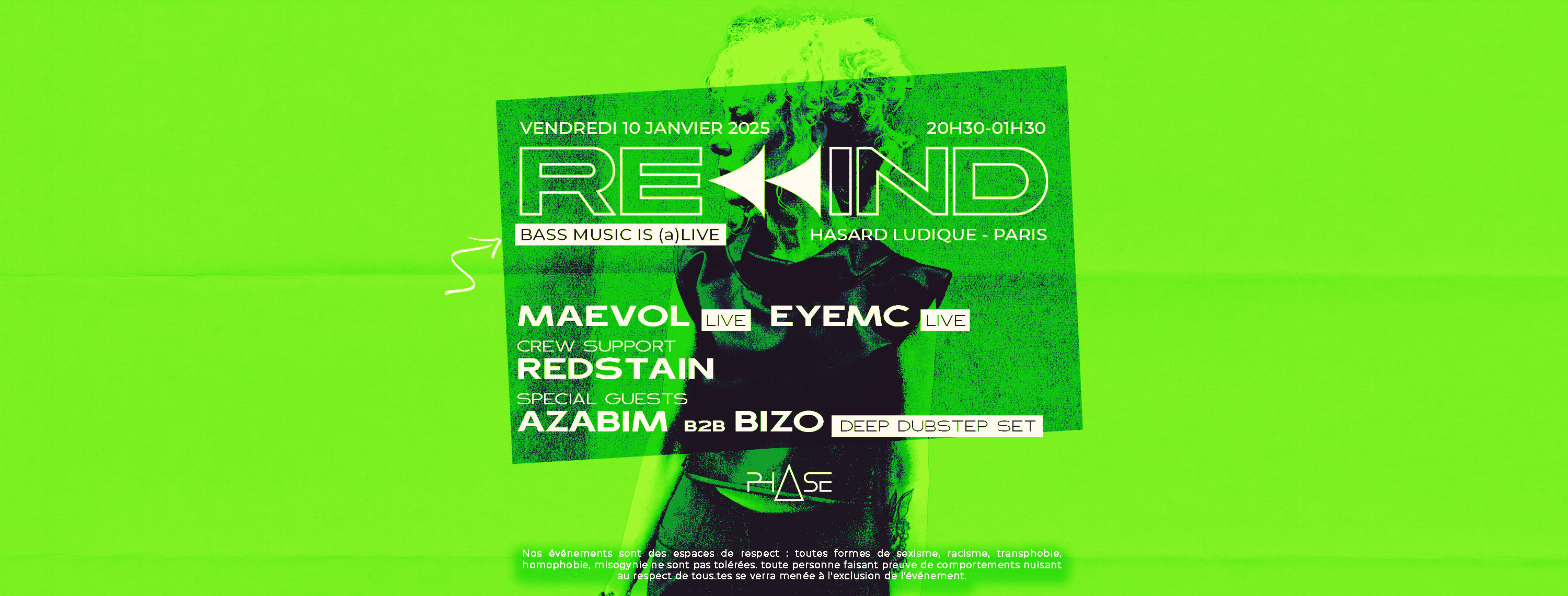 Rewind #3 W/ Maevol, Eyemc, Azabim, Bizo & More