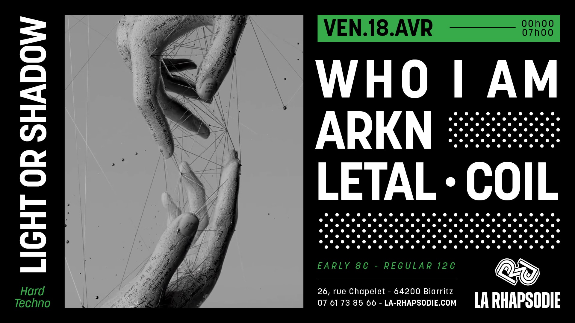Light Or Shadow : Letal • Coil • Who I Am • Arkn