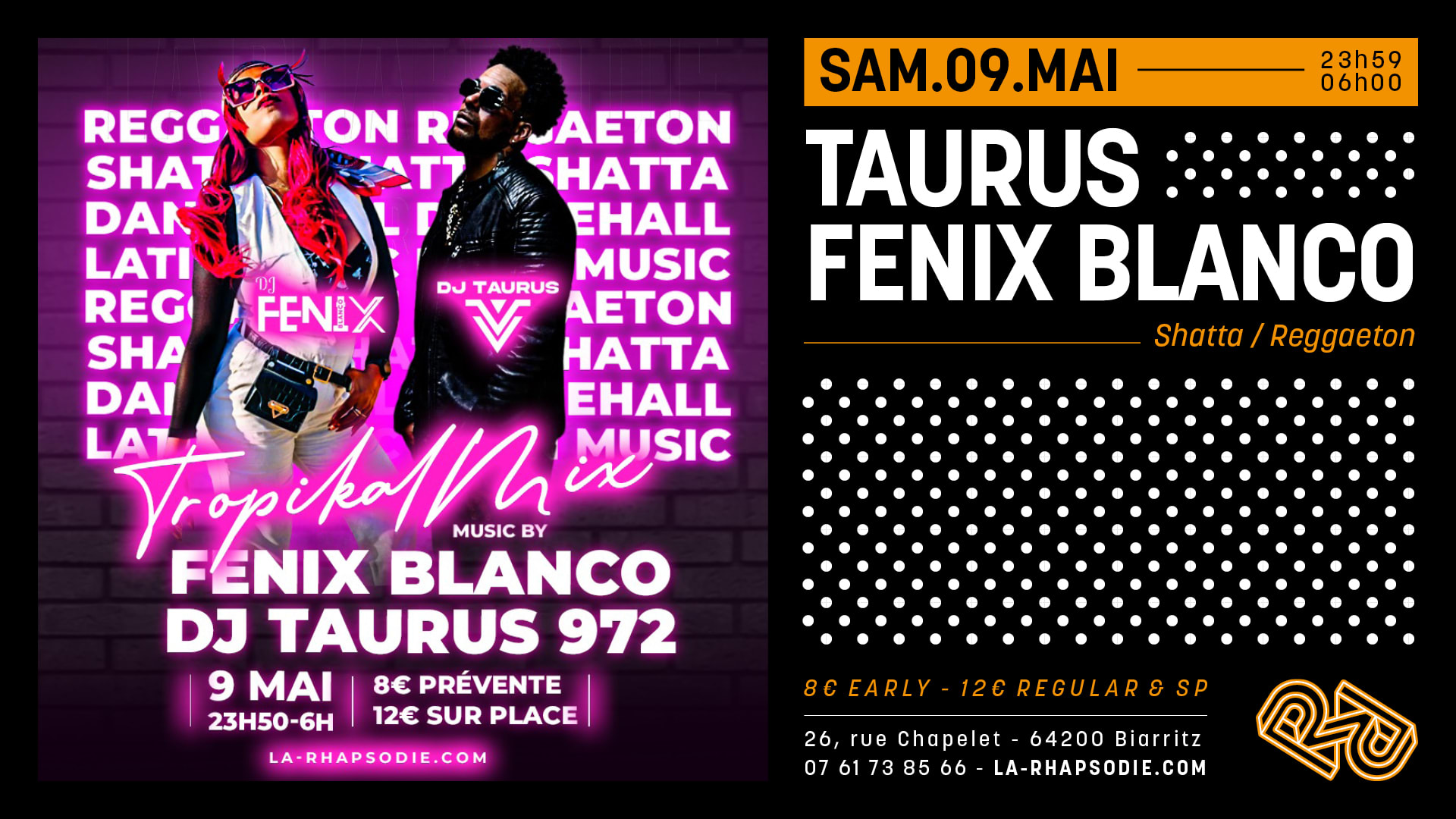 Tropikal MIX : Fenix Blanco • Taurus