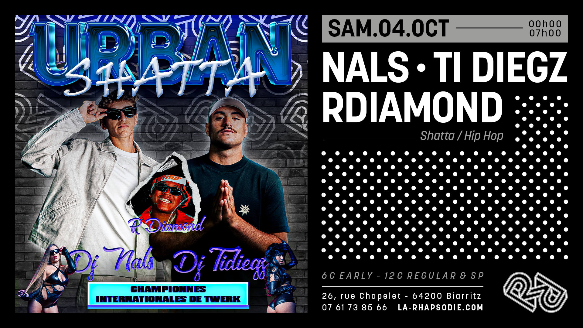 Urban Shatta : Nals • Ti Diegz • Rdiamond