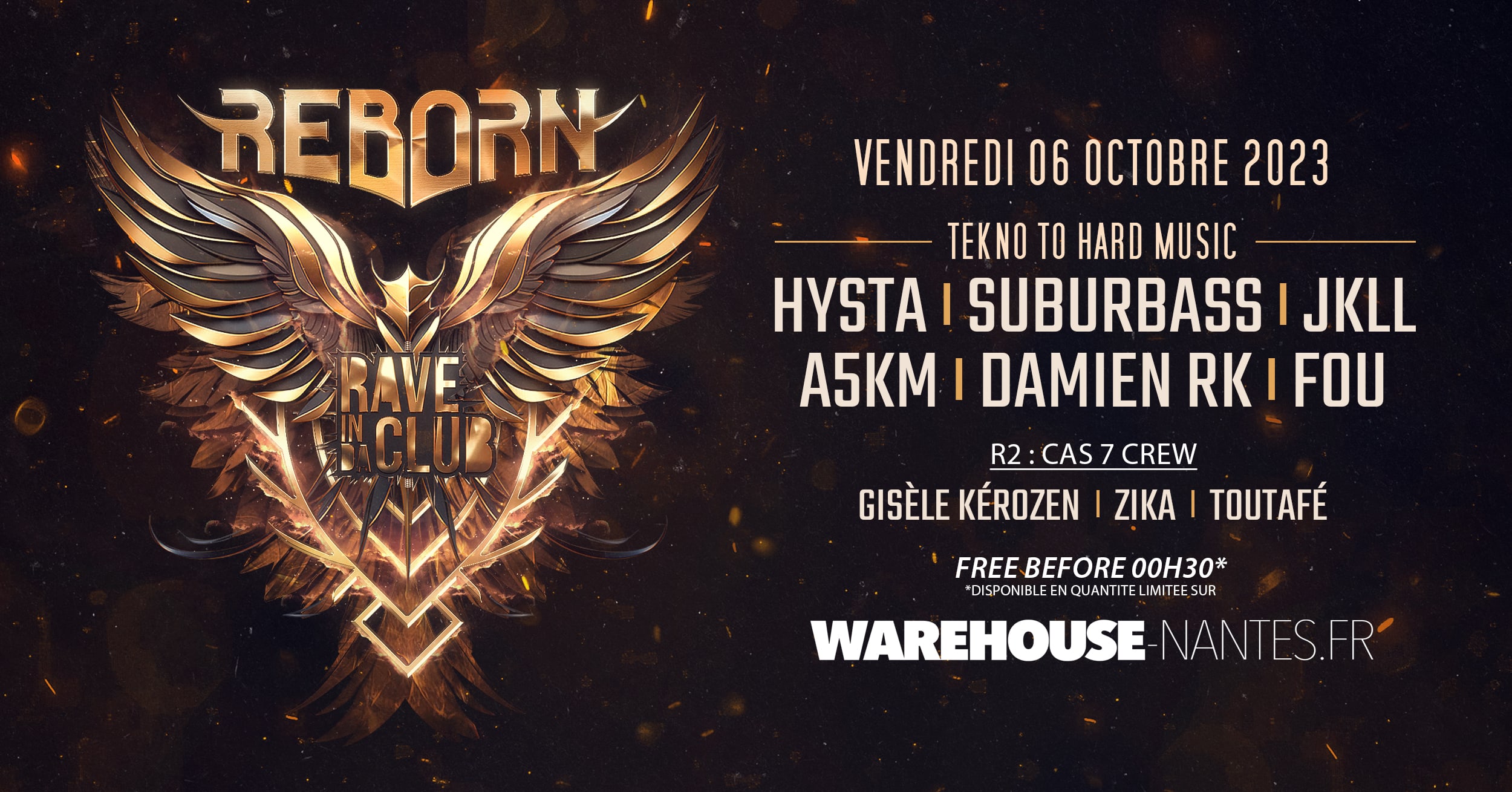 Rave In Da Club - Reborn - Warehouse Nantes