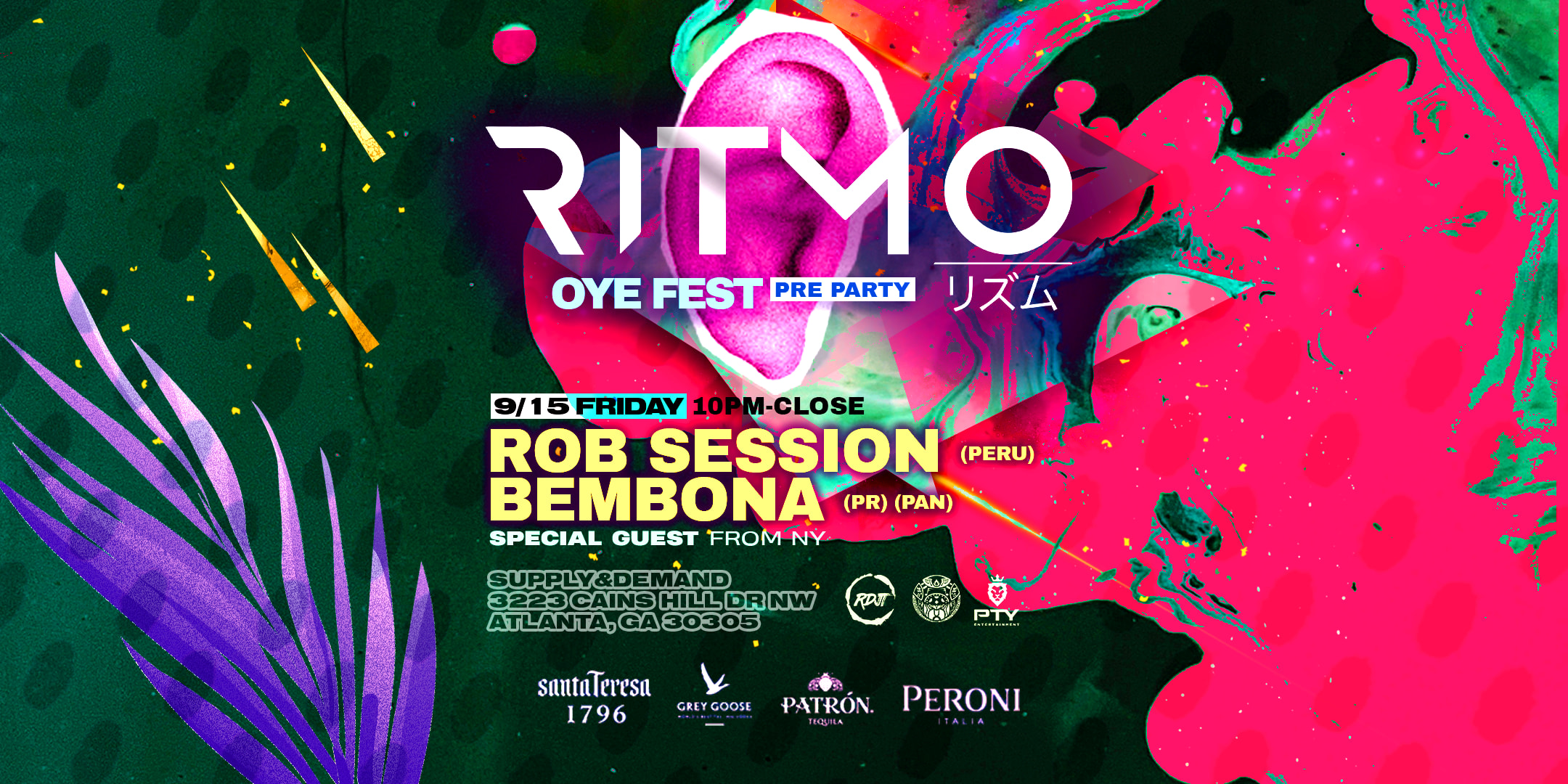 Ritmo: Oye Fest Pre Party W/ Bembona & Rob Session