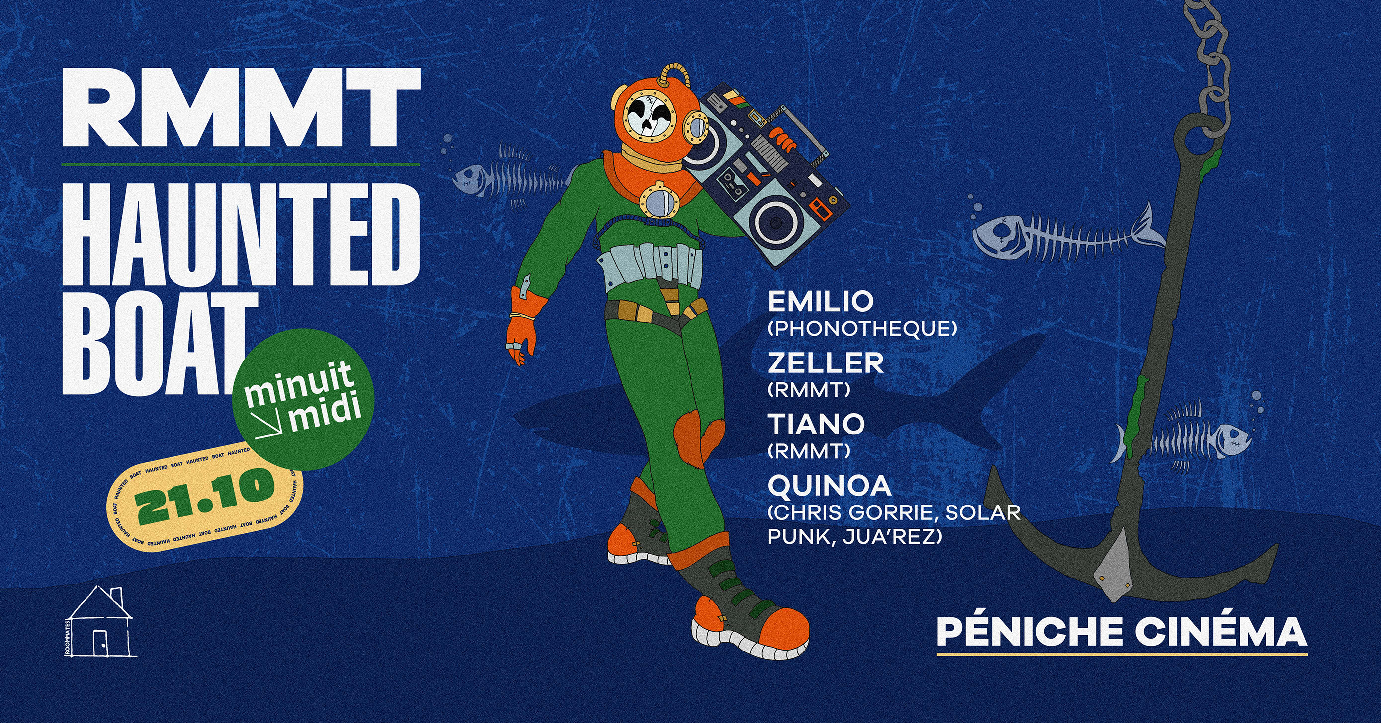 Rmmt Haunted Boat W/ Emilio, Quinoa, Zeller, Tiano