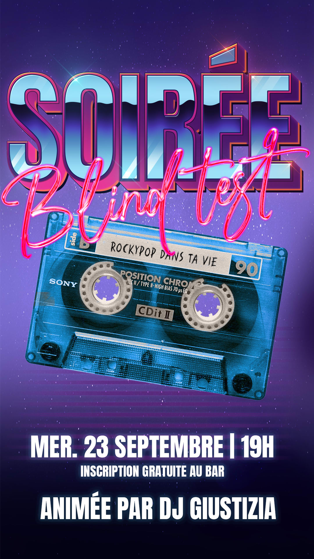 Soirée Blindtest & Dj Set | Rockypop Marseille