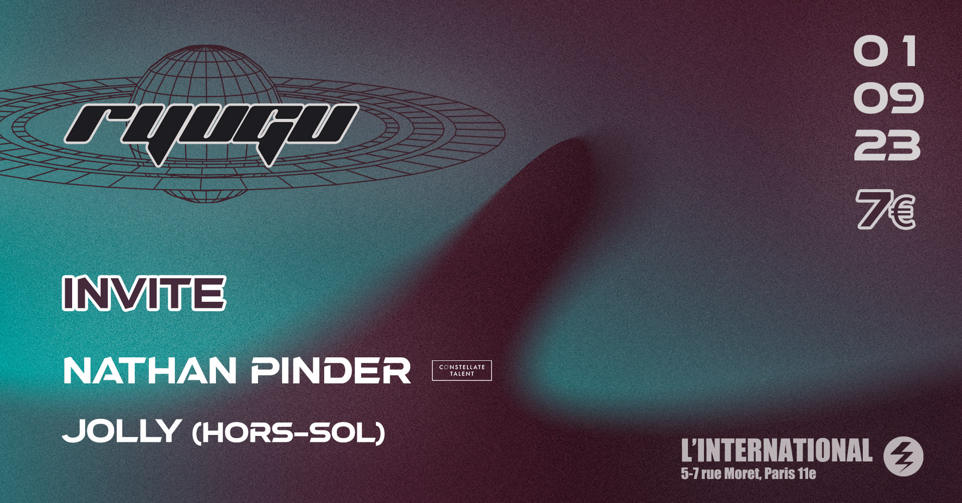 Ryugu X L'international : Nathan Pinder, Jolly