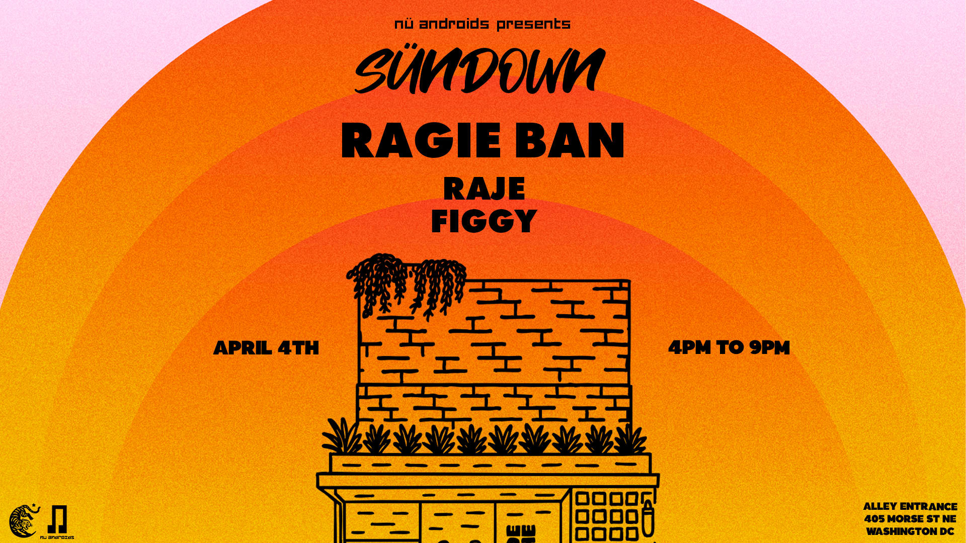 Nü Androids Presents Sündown: Ragie Ban