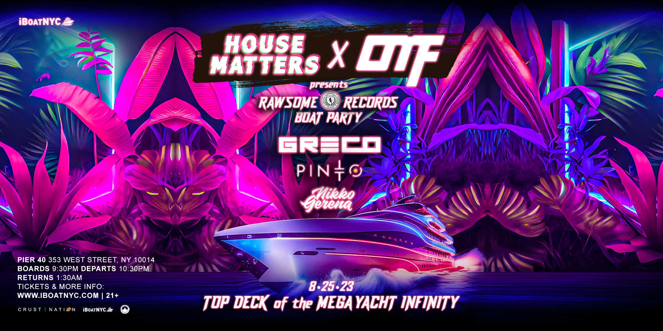 Open Air Boat Party House Edition - Greco - Pinto