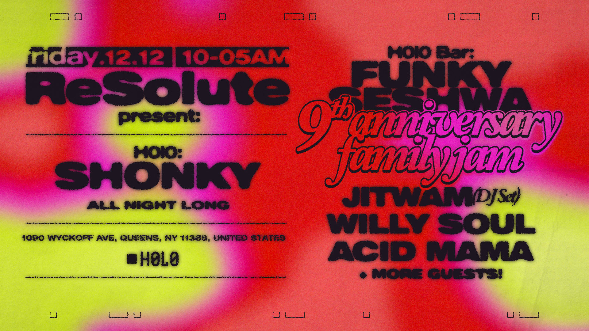 Resolute Presents: Shonky & Funky Seshwa