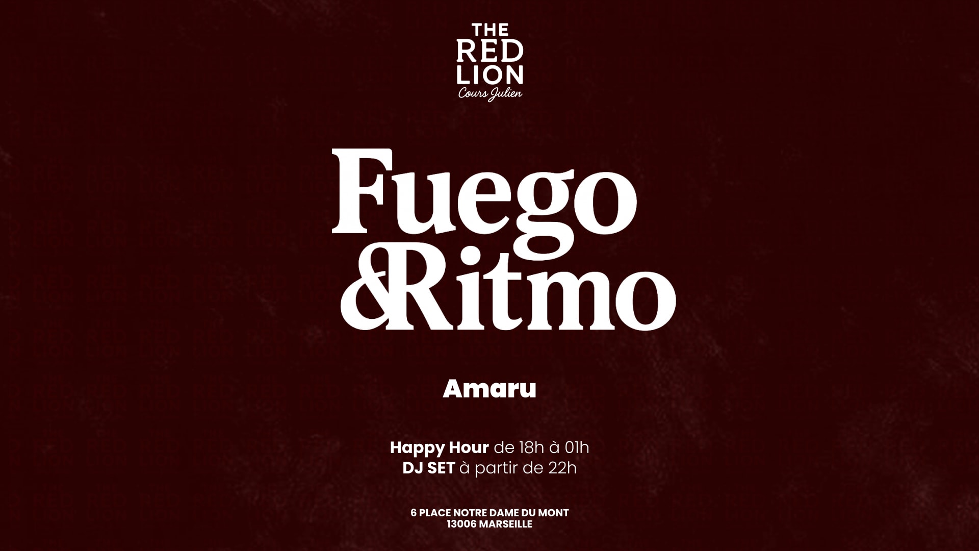 Fuego & Ritmo | Red Lion Cours Julien