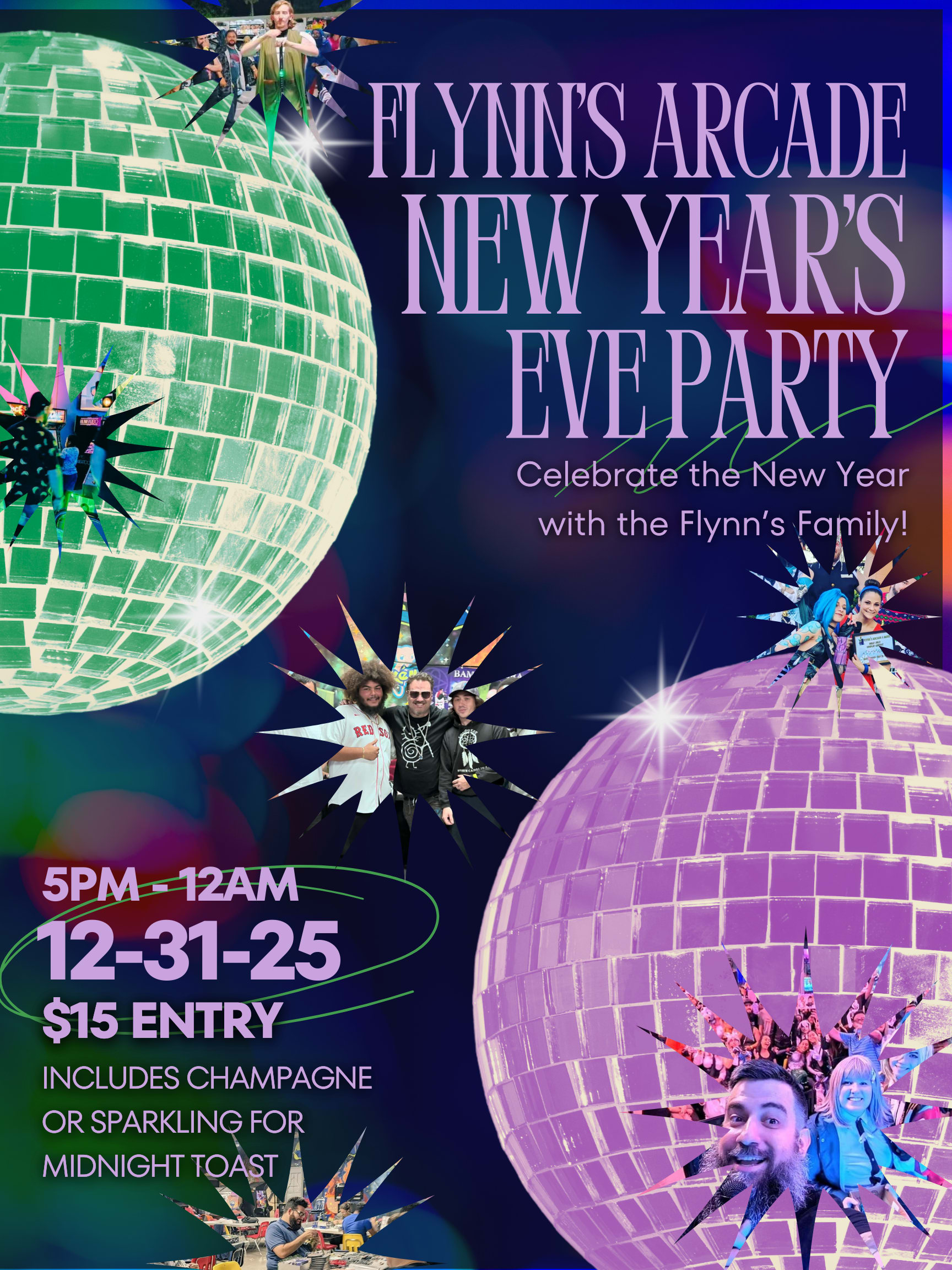 Press Start: 2026 | New Year's Eve Party At Flynn's Arcade