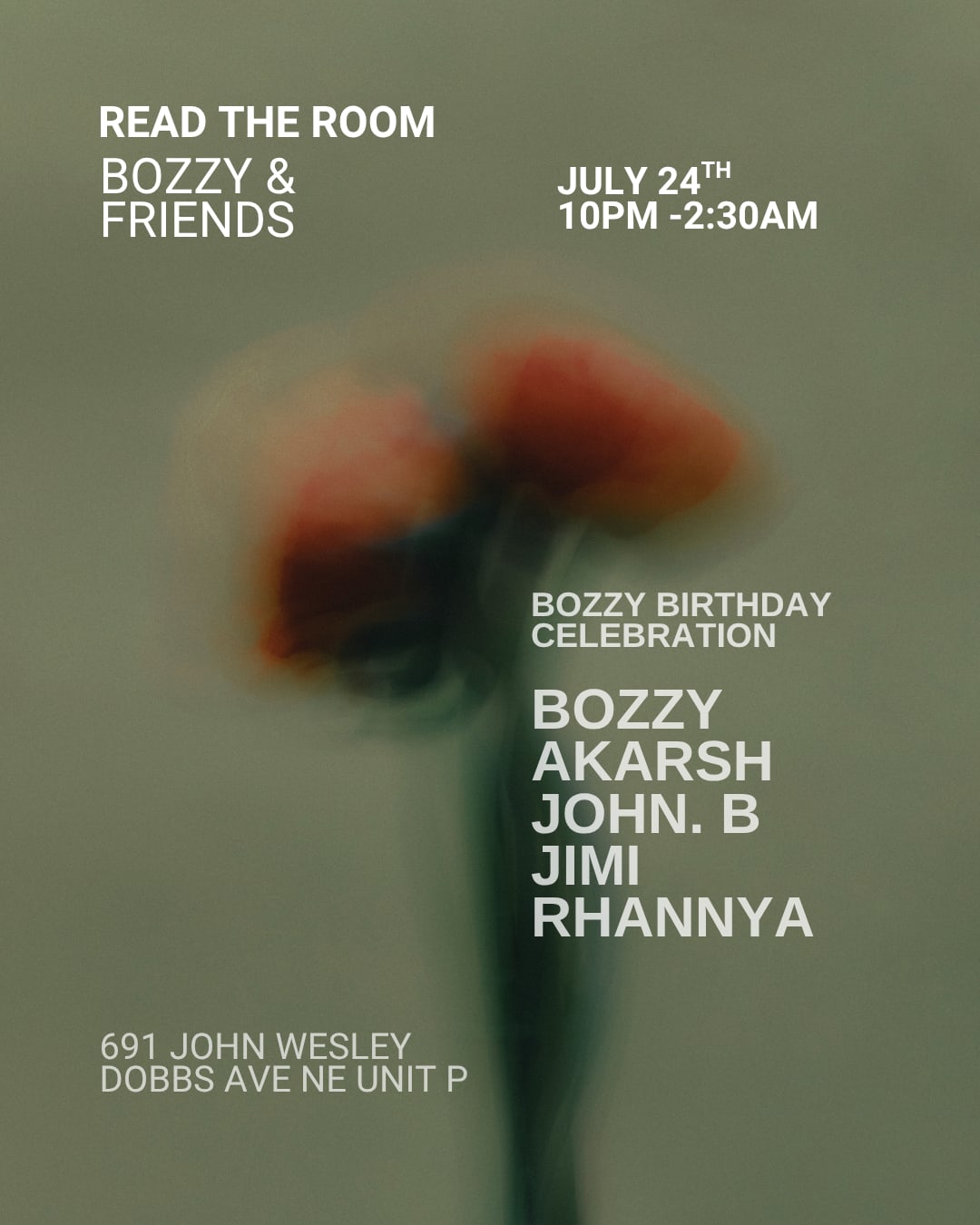 Bozzy & Friends (Bozzy Bday Celebrations)