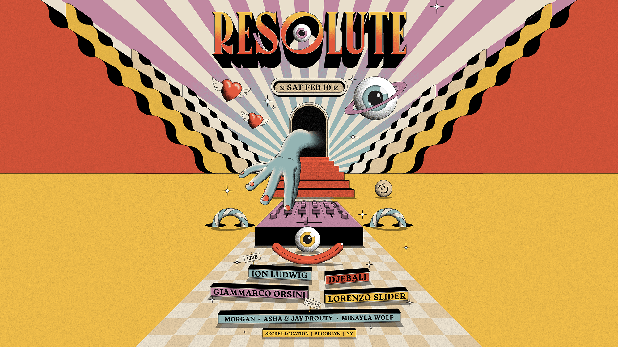 Resolute W/ Ion Ludwig Live, Djebali, Giammarco Orsini +More