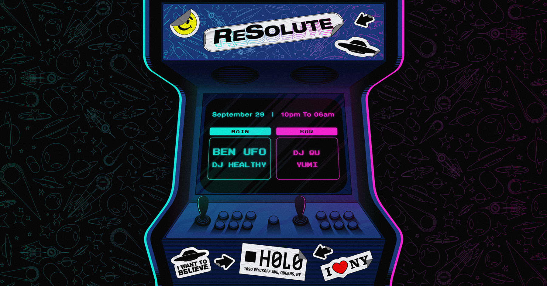 Resolute With Ben Ufo, Dj Qu, Dj Healthy & Yumi