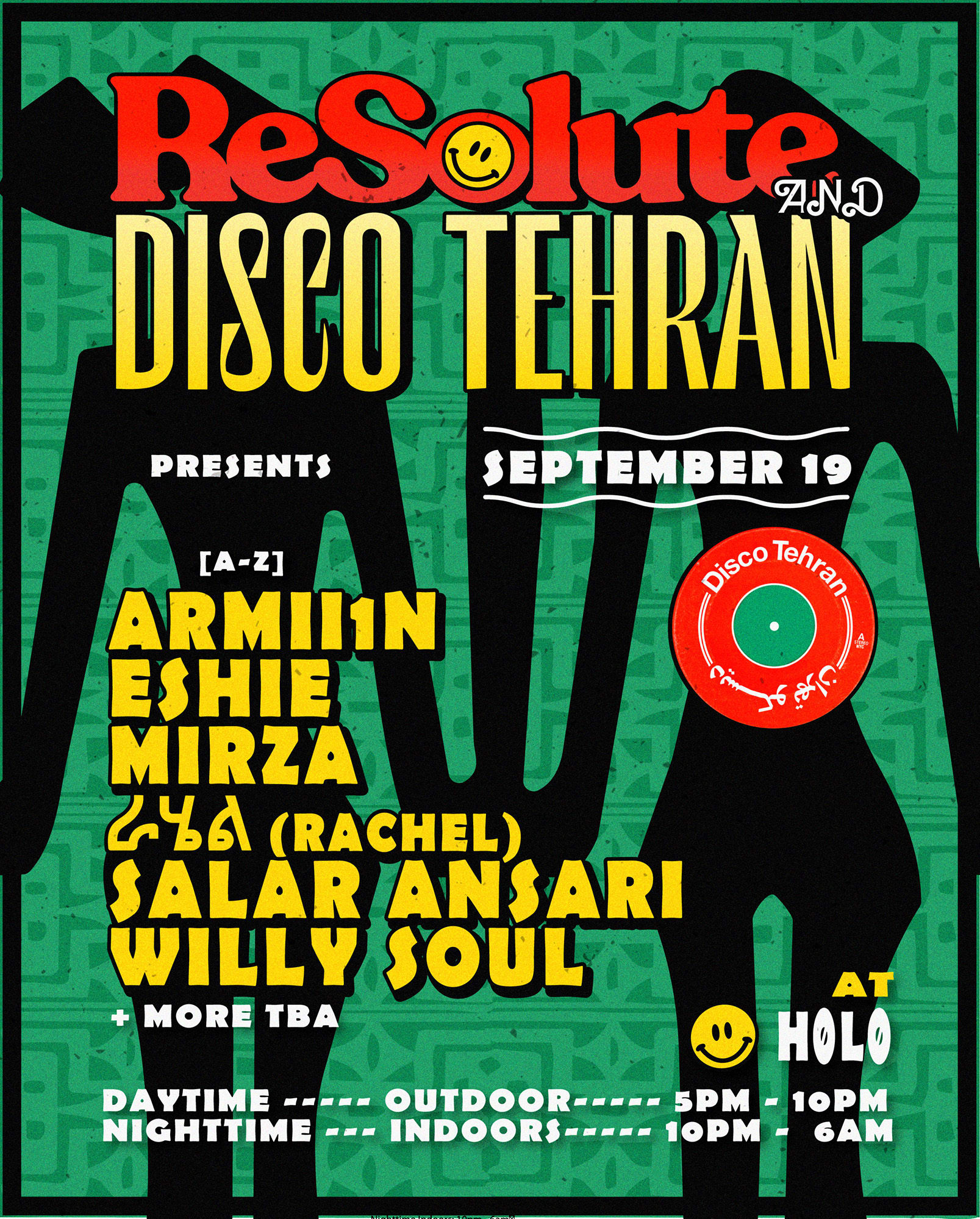 Resolute X Disco Tehran