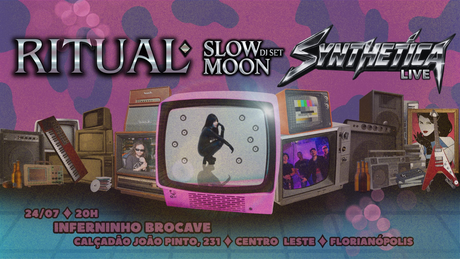 Ritual Synthetica + Slow Moon // 80s MIX