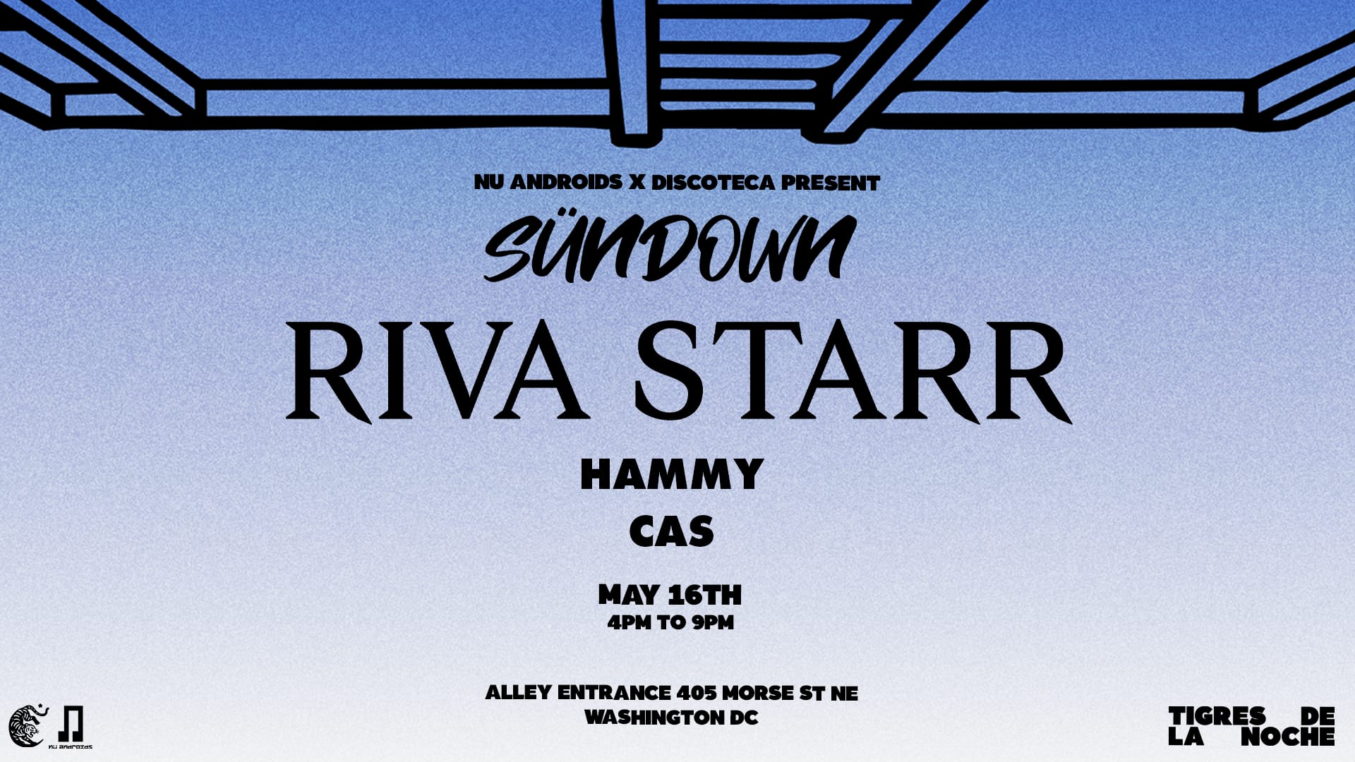 Nü Androids X Discoteca Present Sündown: Riva Starr