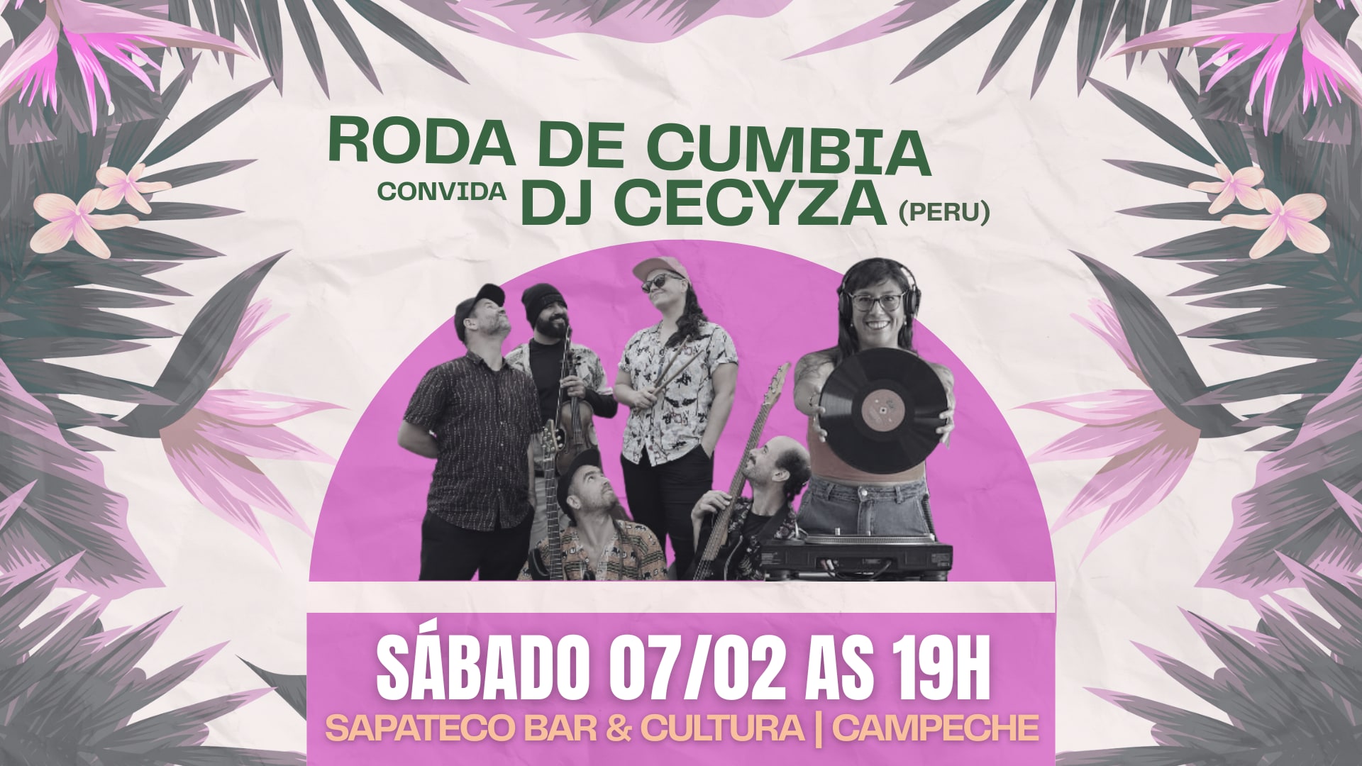 Roda De Cumbia Convida Dj Cecyza (Peru)