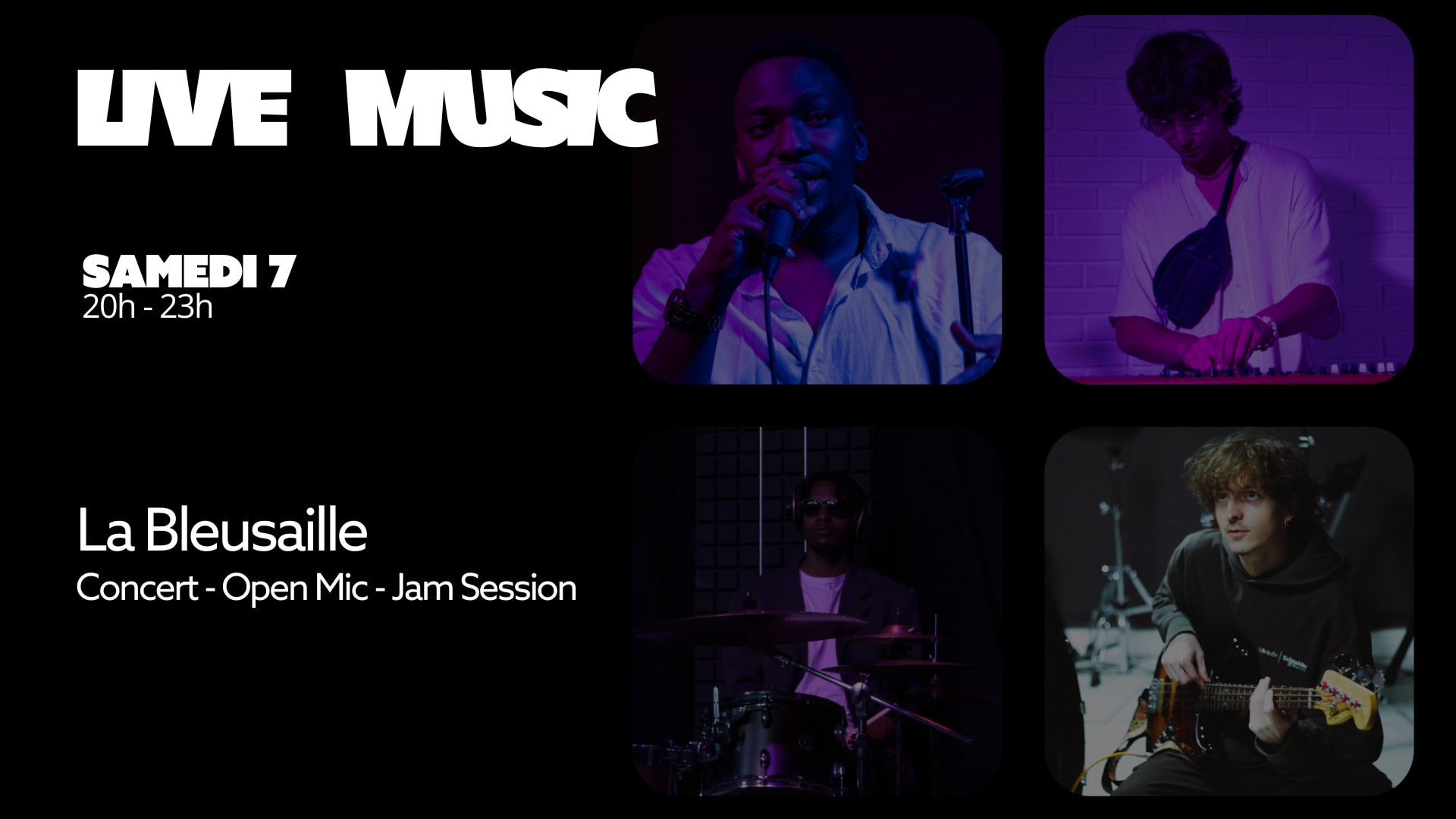 Live Music In Belleville Pour Le 1er Week-End De Rentrée !