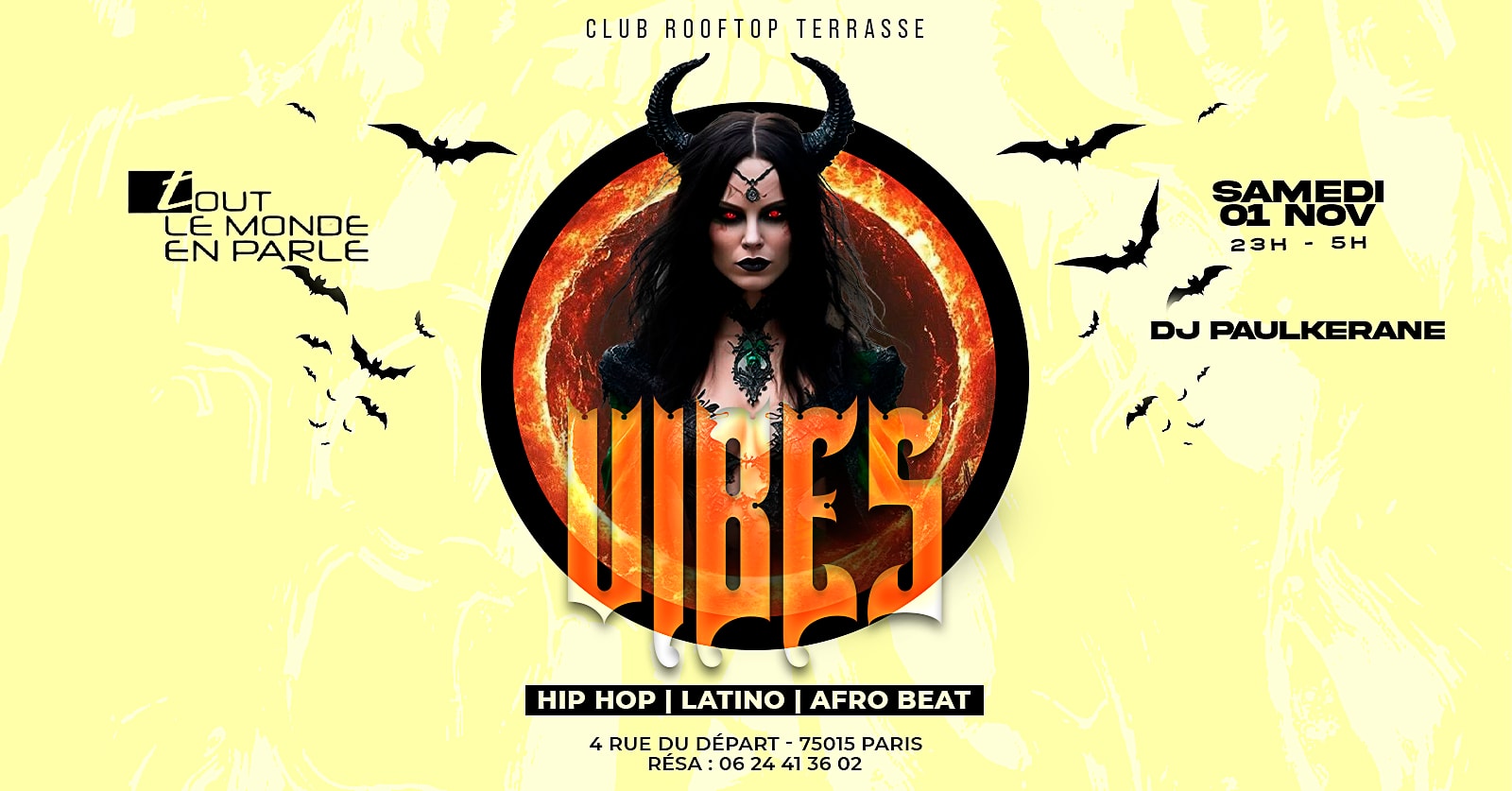 Soiree Vibes Special Halloween  Club, Hiphop ,Afrobeat ,