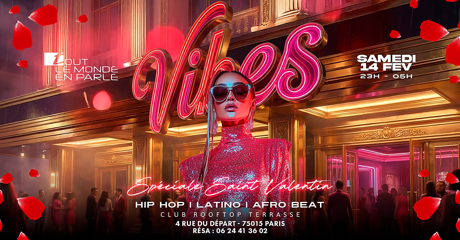 Soiree Vibes /Rooftop / Club / Hiphop/Afrobeat /Latino