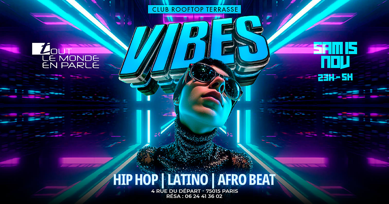Club Soiree Vibes Rooftop Club, Hiphop ,Afrobeat , Latino